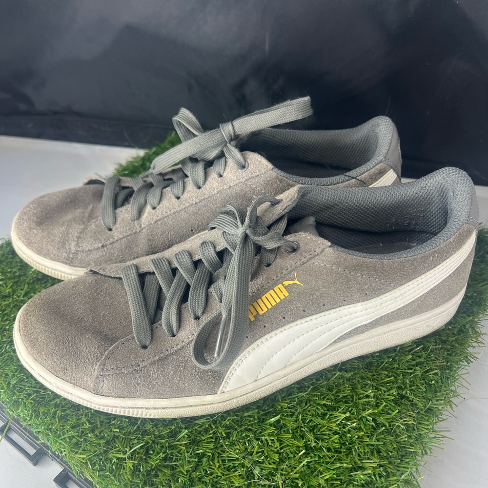 PUMA Vikky V3 Lace Up  Womens Grey Sneakers Casual Shoes
